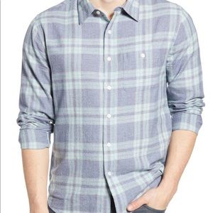 Men’s L The Normal Brand Plaid Button Down NWT